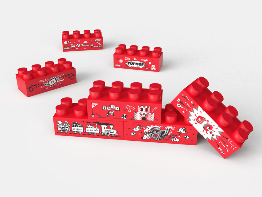 Lego Blocks 3d Mock-up